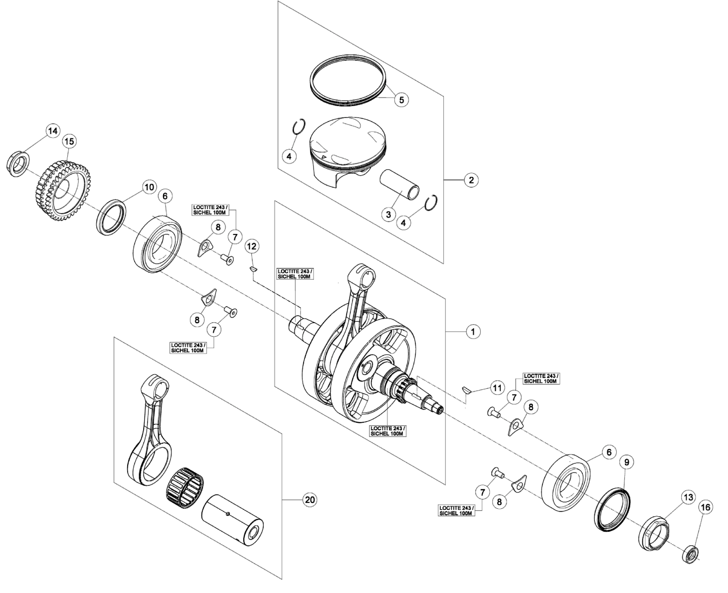 CRANKSHAFT - PISTON