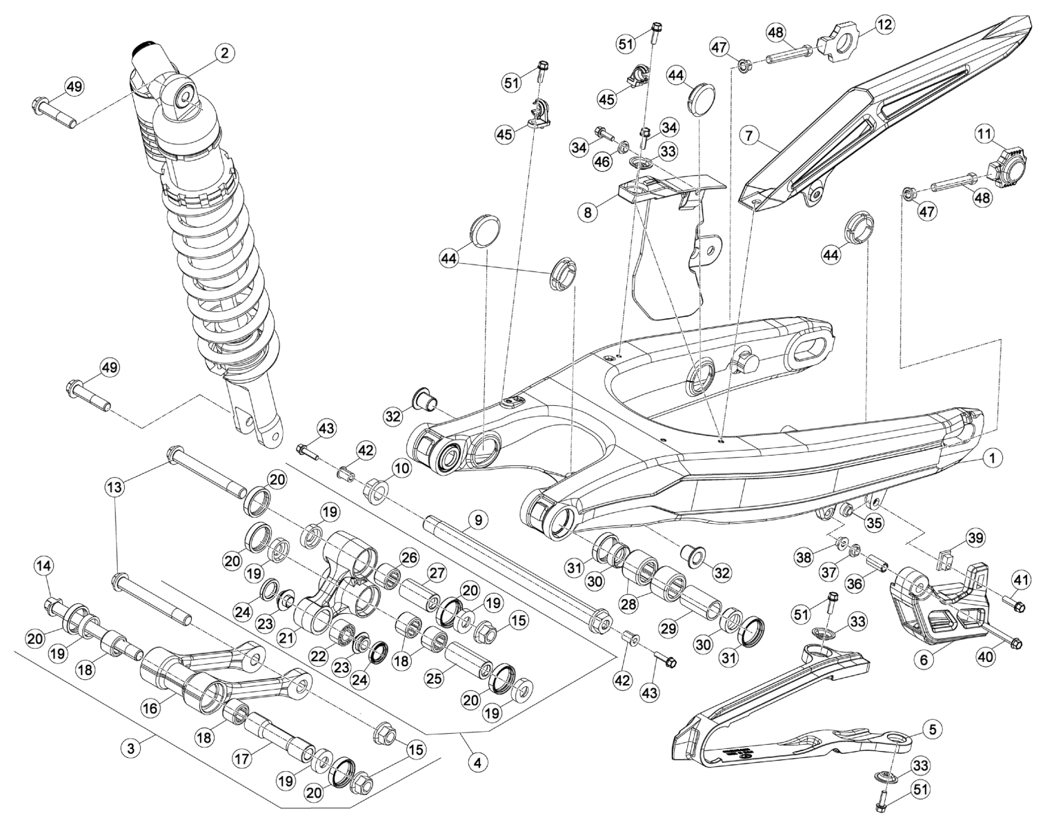 REAR SWING ARM