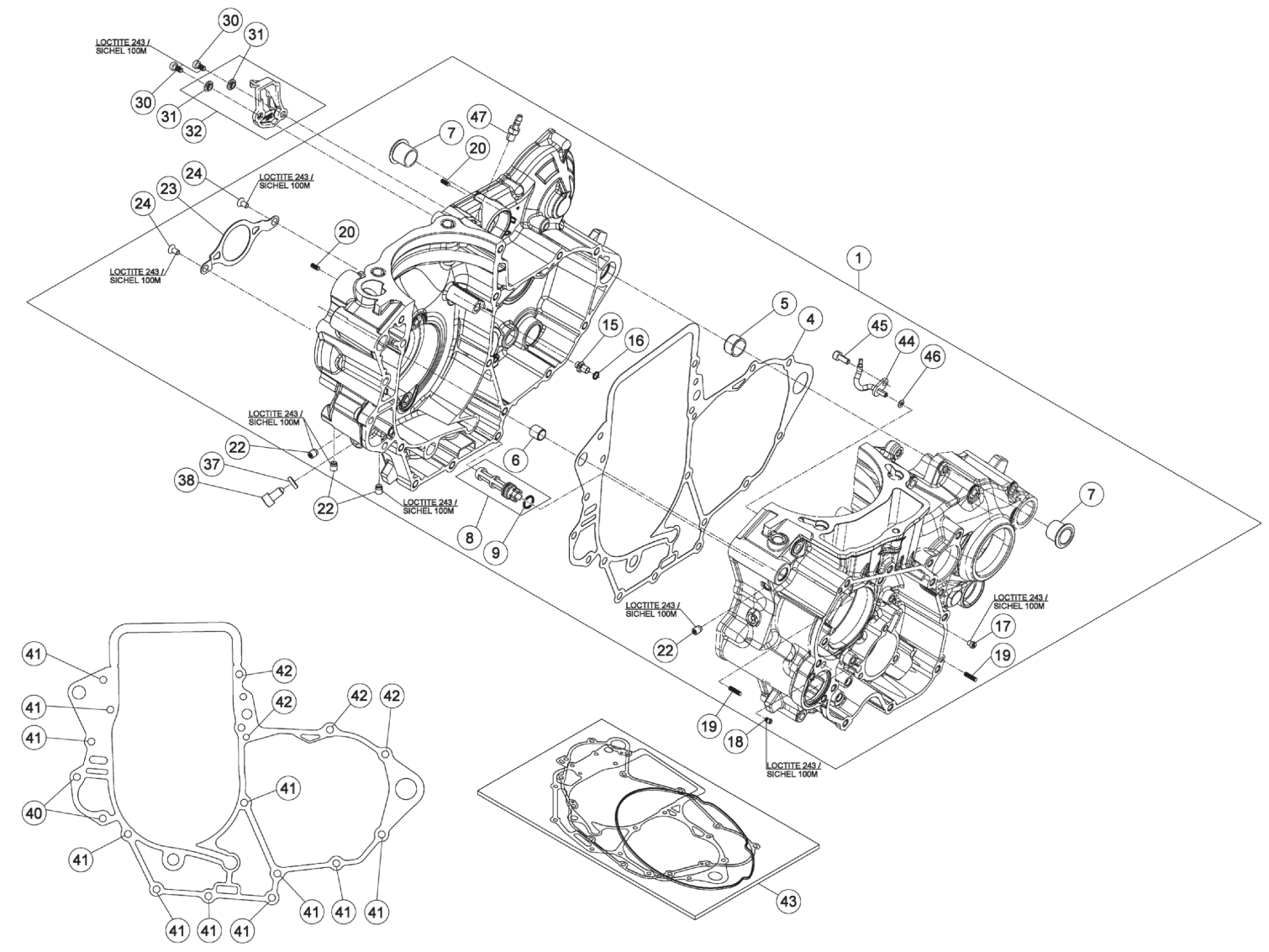 CRANKCASE CARTER