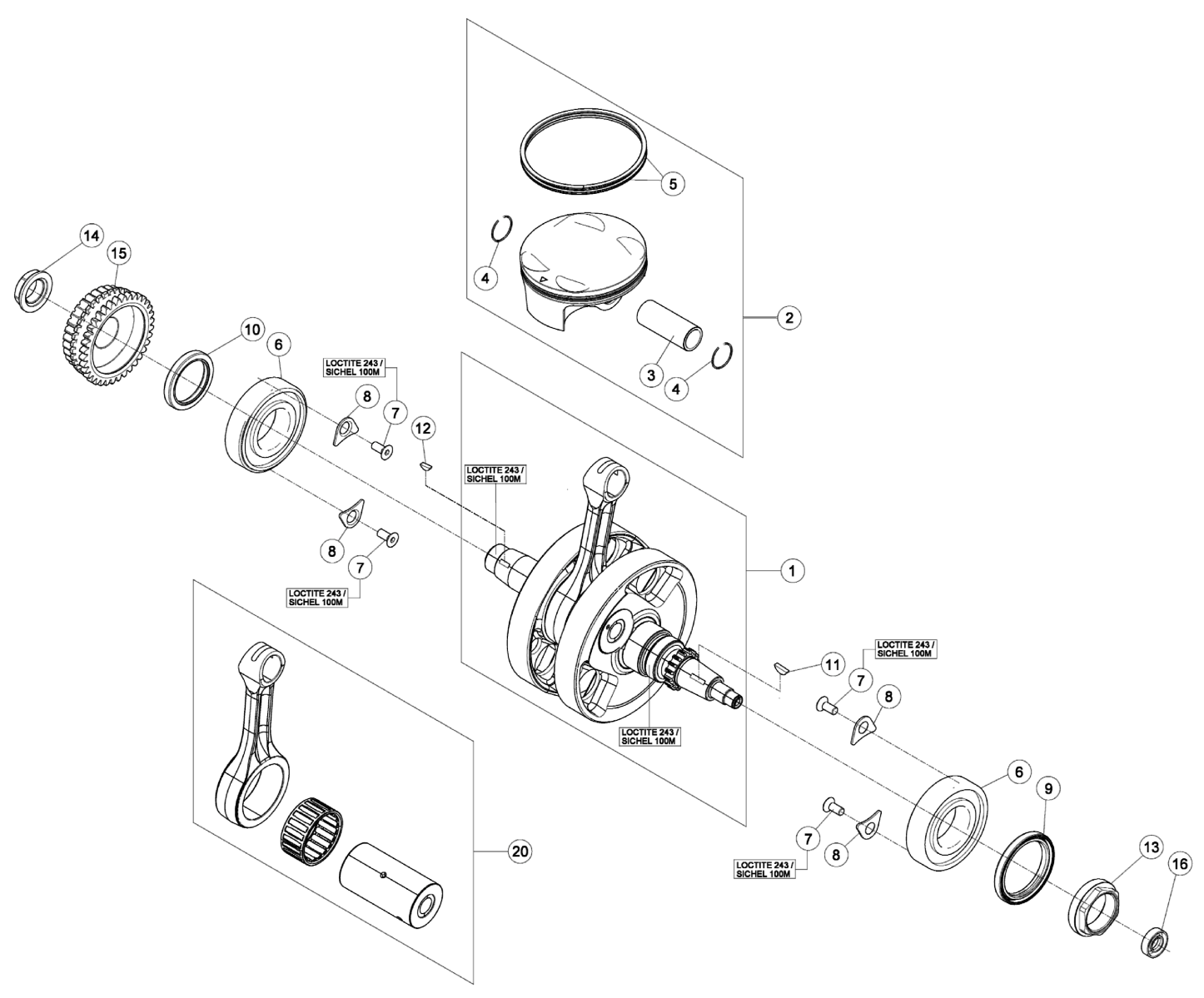 CRANKSHAFT - PISTON