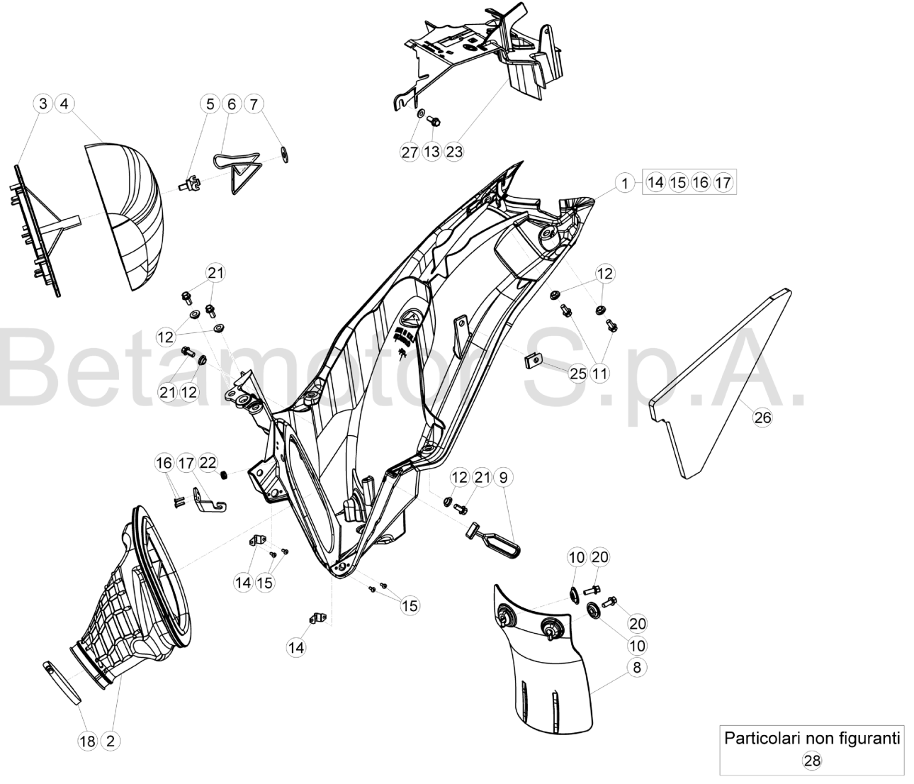 AIR BOX - REAR FENDER