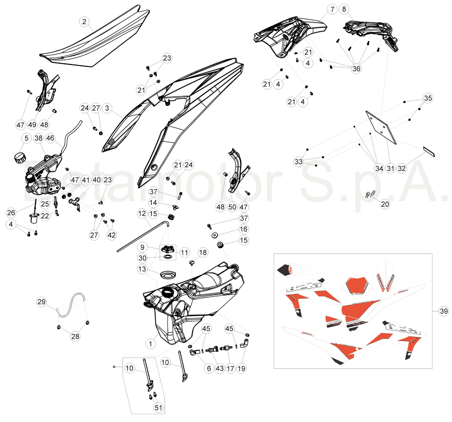 REAR BODY - FUELTANK