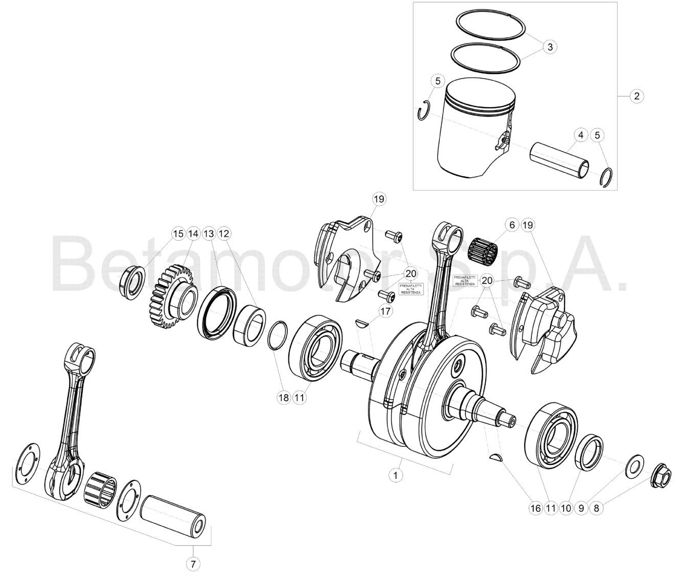 CRANKSHAFT - PISTON
