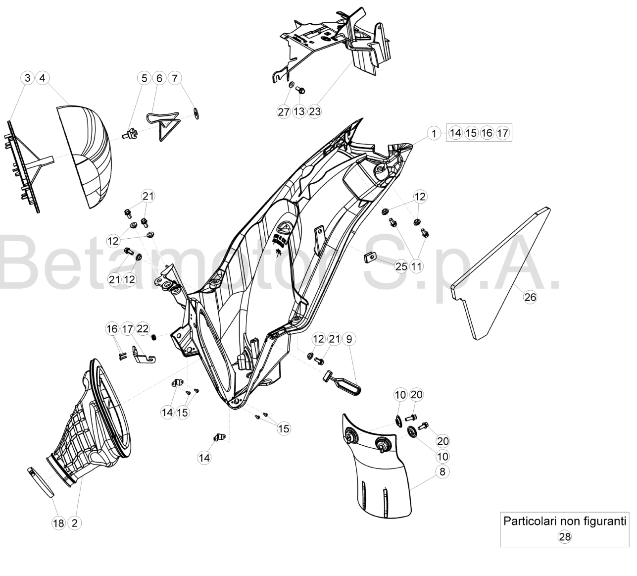 AIR BOX - REAR FENDER