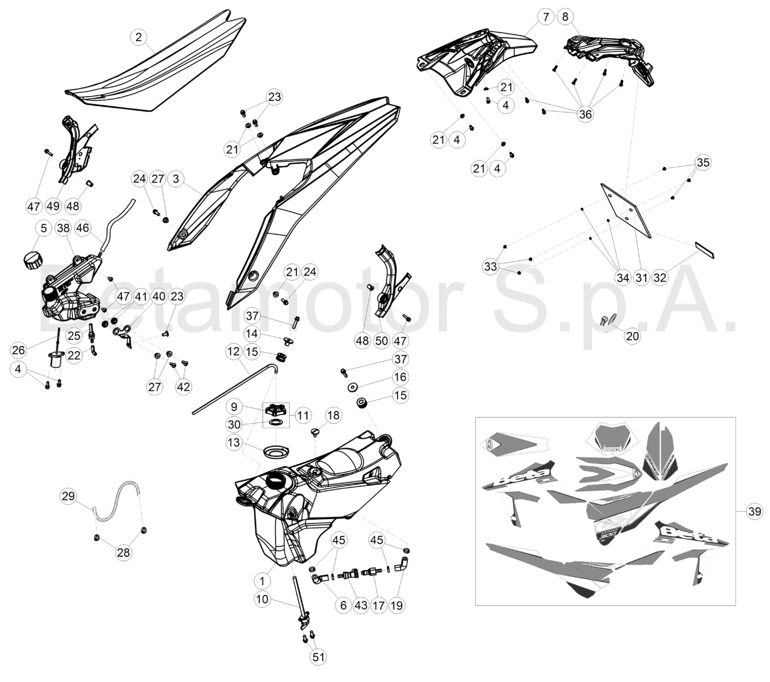 REAR BODY - FUELTANK
