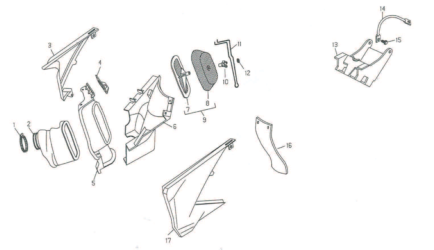 AIR BOX - REAR FENDER