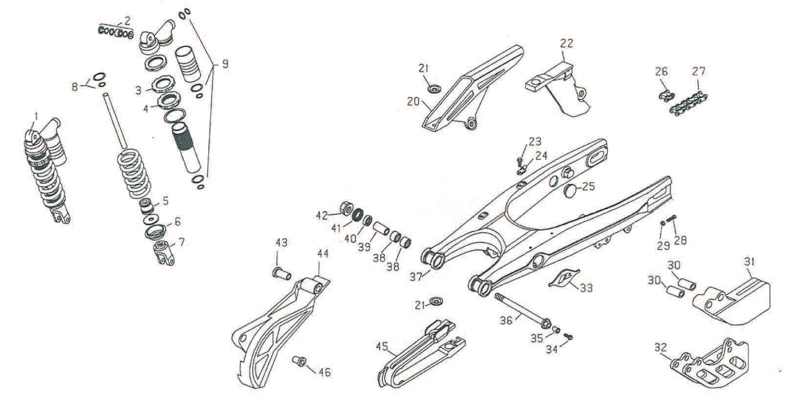 REAR SWING ARM