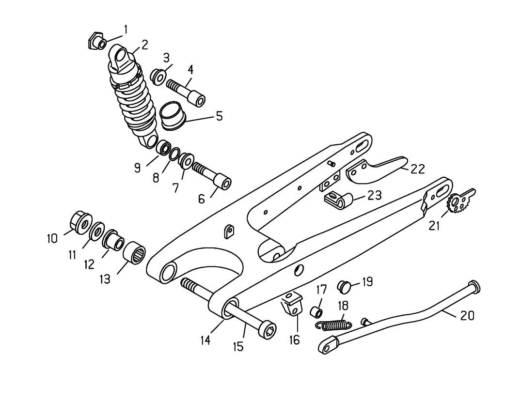 REAR SWING ARM