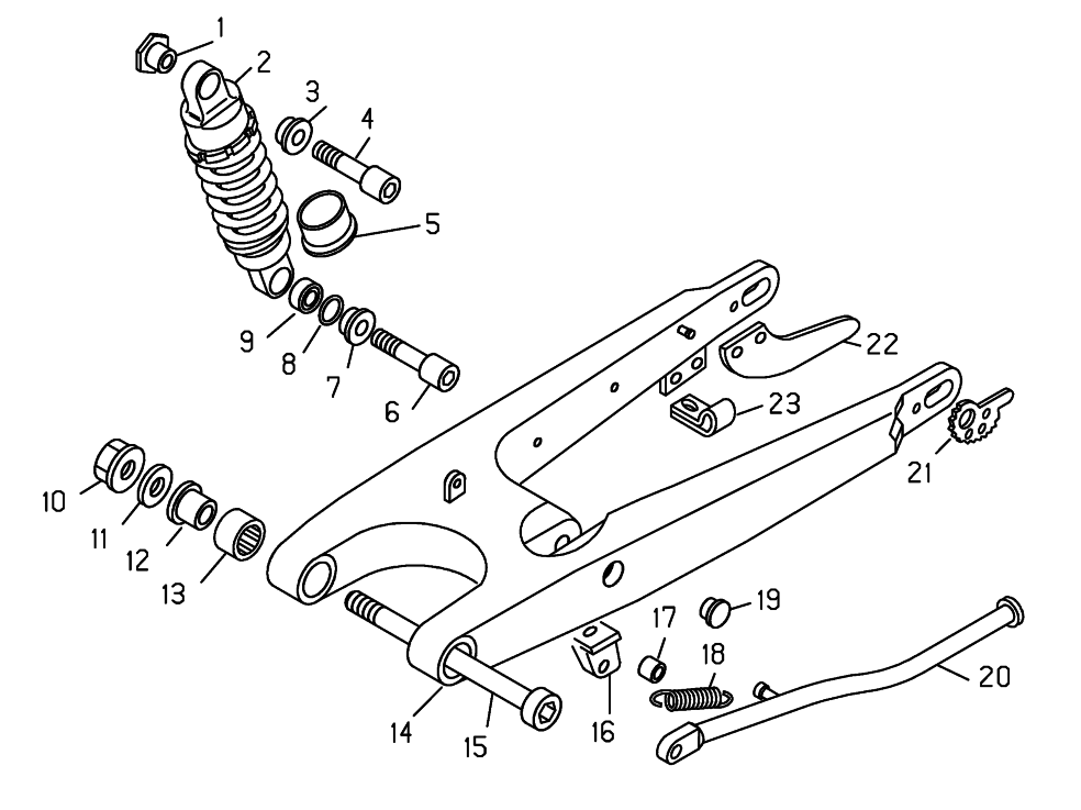 REAR SWING ARM