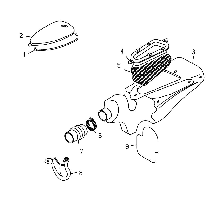 BETA OEM - FILTER BOX MUDGUARD, REV 3 2002