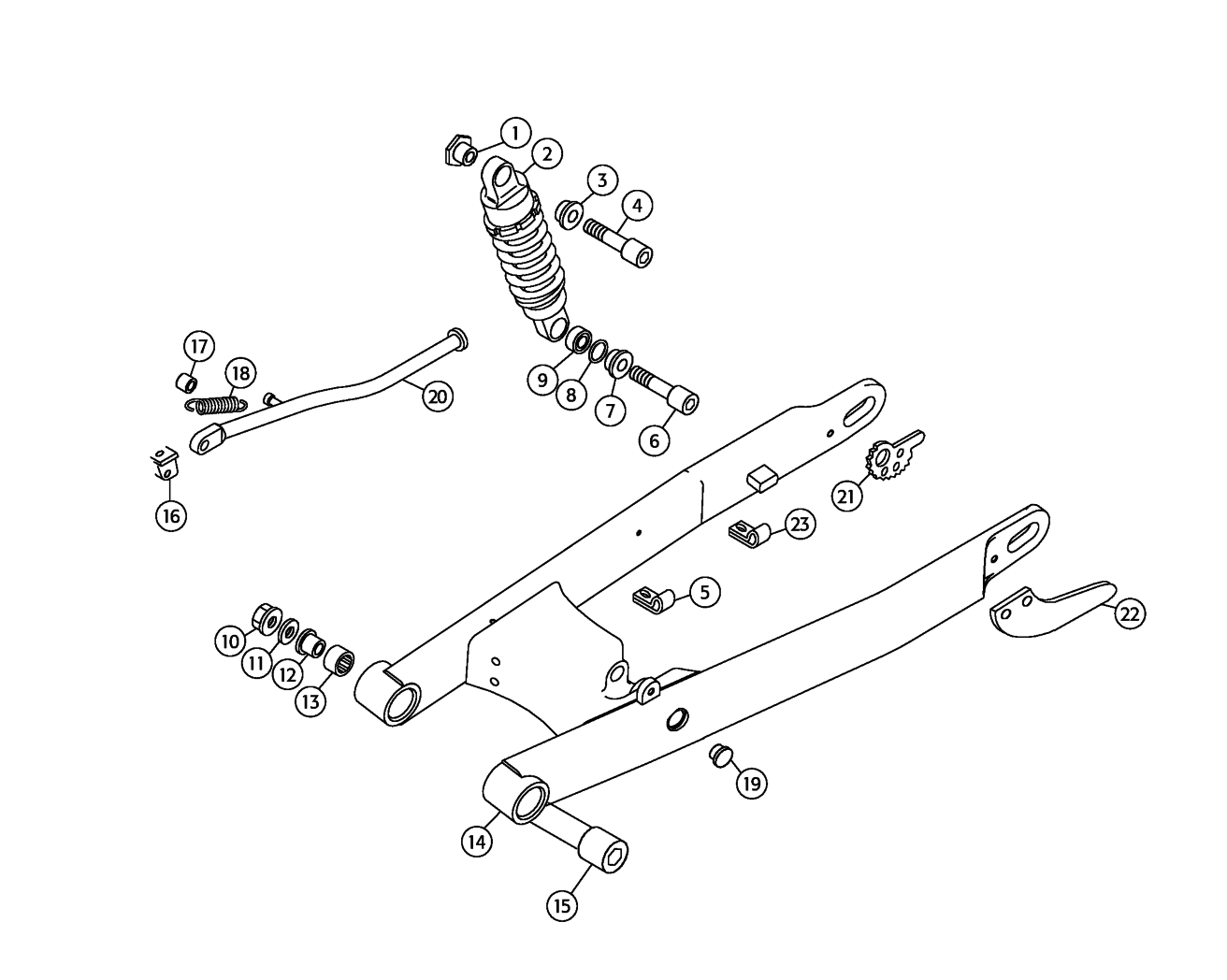 REAR SWING ARM