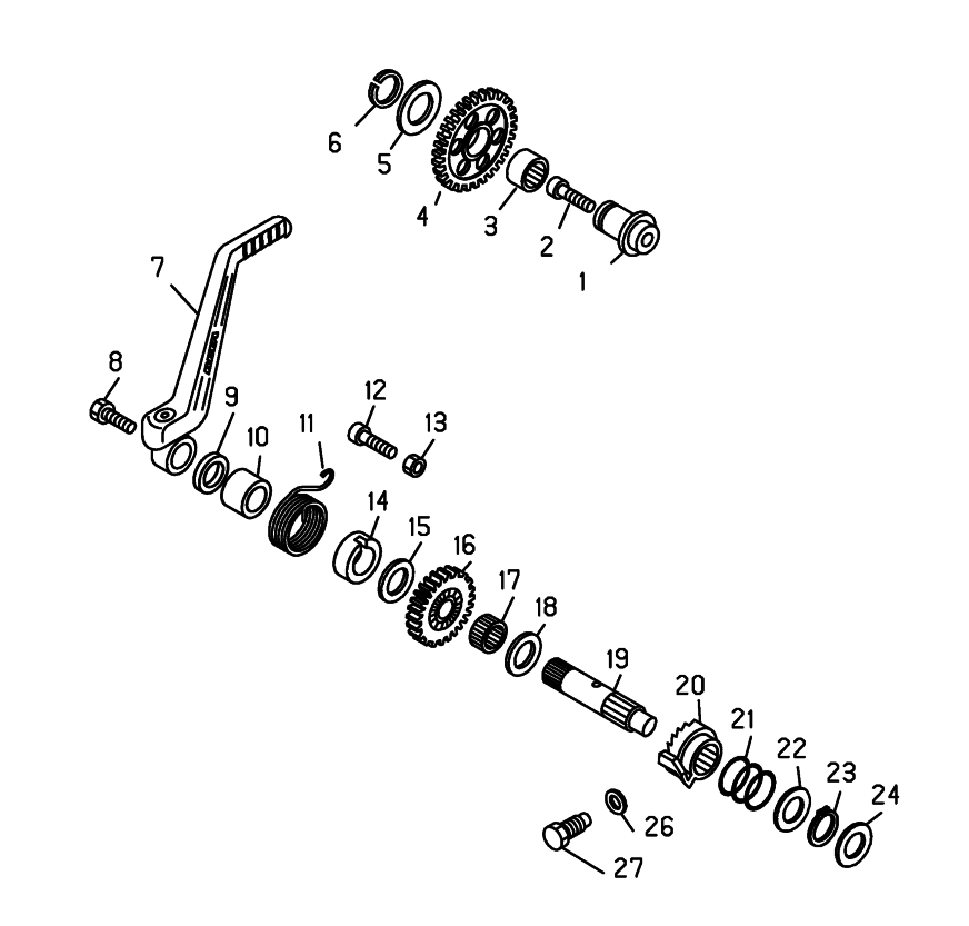 BETA OEM - KICKSTARTER OIL SEAL BETA OEM - KICKSTARTER OIL SEAL