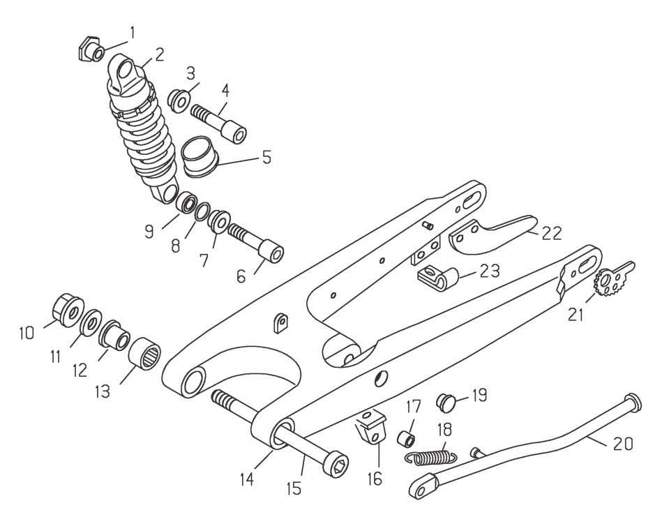 REAR SWING ARM